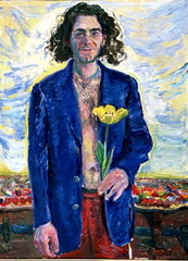 IlanWithAYellowTulip